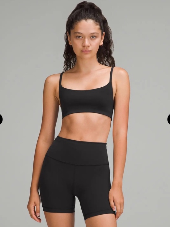lululemon athletica Other - Lululemon Wunder Train Black Sports Bra Size 4
